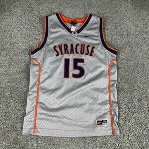 Syracuse Orange Jersey Boys XL Gray NCAA Basketball Carmelo Anthony 15 Nike